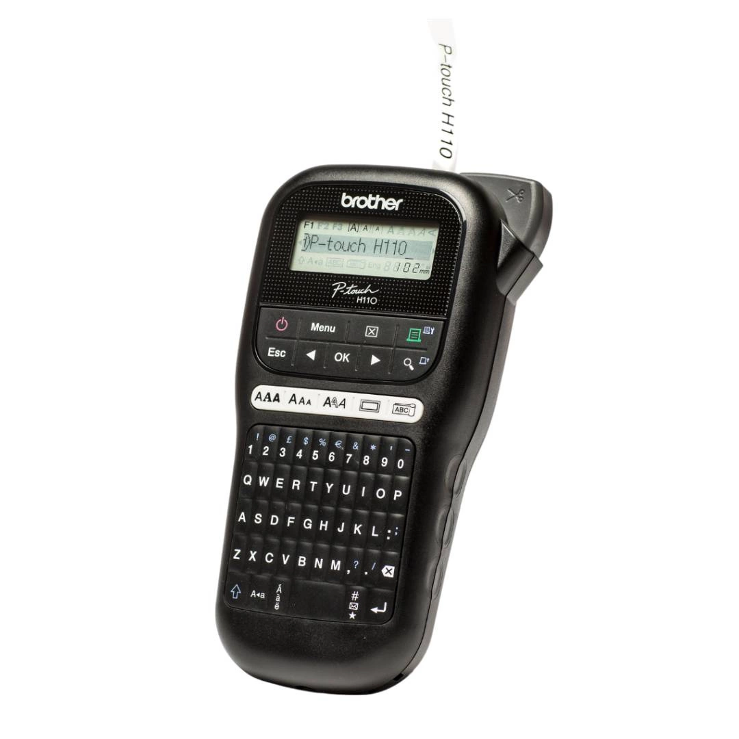 Drukarka etykiet Brother P-touch H110 180 dpi / do 12 mm / w zestawie z 3 szt. naprasowanek